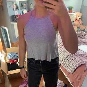 Gray halter top!